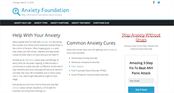 Desktop Screenshot of anxietyfoundation.com